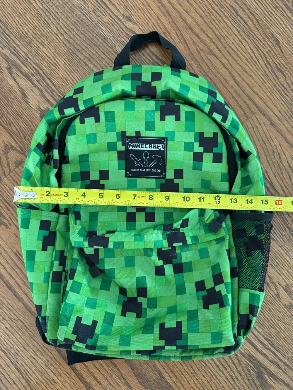 Minecraft Creeper Green/Black Backpack